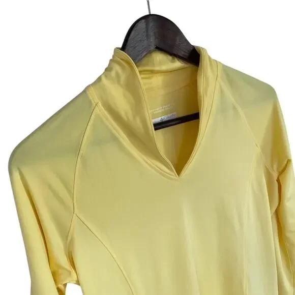 Columbia Yellow Omni-Freeze Advanced Cooling Running Workout Top - Medium - Picture 2 of 5